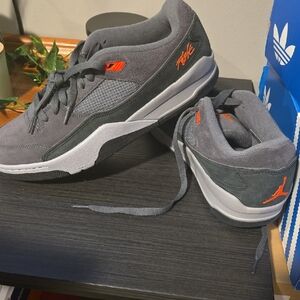 Brand NewJordan Flight Court" Grey And Red" Size 10- No Box